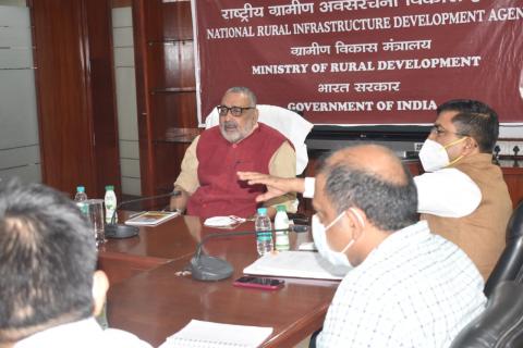 Inspection of NRIDA by Hon'ble Minister of Rural Development